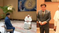 세계인의 '파파' 프란치스코 교황과의 대담을 공개하다 (to unveil a meeting with Pope Francis, the 'papa' of the world)