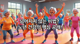 '넘어지지 않는 비법'으로 시니어층 사로잡은 낙상 예방 운동법